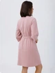 Халат женский хлопковый больших размеров Roksana Selena 1563 3XL Розовый (4821563164237) - изображение 2