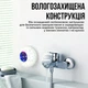 Колонка портативная влагозащищенная для ванной комнаты с Bluetooth White (00-0001347) - изображение 4