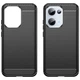 Силіконовий (TPU) чохол UniCase Carbon для OPPO Reno 13 5G - Black - зображення 2