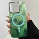 Чохол TPU Shiny Mountain (MagFit) для Apple iPhone 12 Pro Max (6.7") Green - зображення 2