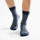 Носки с принтом клетка высокие бесшовные дышащие качественные ORGANIC cotton черные JILL ANTONY 44-45 men's арт. 31016 - изображение 9