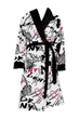 Халат DKNY 48(XL) Чорно-белый (109278) - изображение 2
