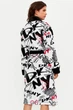Халат DKNY 48(XL) Чорно-белый (109278) - изображение 4
