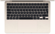 Ноутбук Apple MacBook Air 13.6" M4 16/256GB 2025 (MW0Y3UA/A) Starlight - зображення 2