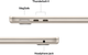 Ноутбук Apple MacBook Air 13.6" M4 16/256GB 2025 (MW0Y3UA/A) Starlight - зображення 7