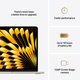 Ноутбук Apple MacBook Air 13.6" M4 16/256GB 2025 (MW0Y3UA/A) Starlight - зображення 10