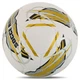 Мяч футбольный профессиональный №5 SOCCERMAX FB-4165 (PU, белый-желтый) - изображение 3