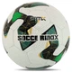 Мяч футбольный профессиональный №5 SOCCERMAX FB-4208 (PU, белый-зеленый) - изображение 1