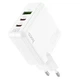 Сетевое зарядное устройство HOCO C115A Header PD65W GaN three-port(2C1A) charger White (6931474798312) - изображение 6