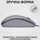 Мышка Logitech M110 Silent USB Mid Gray (910-006760) - изображение 3
