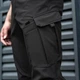 Демісезонні Штани - Карго Pobedov Static SoftShell на флісі чорні розмір 2XL - зображення 7