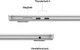 Ноутбук Apple MacBook Air 15.3" M4 16/512GB 2025 (MW1H3ZE/A) Silver - зображення 7