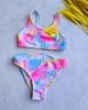 Купальник детский для девочки C&A 92 см радужный 610448 - изображение 3