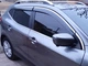 Вітровики з хромованим молдингом Niken Luxury (4 шт) для Nissan Qashqai 2014-2021 рр - зображення 3