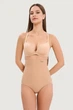 Высокие корректирующие трусики слип Leilieve 4685 6/2XL Бежевый - изображение 6