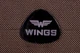 Чемодан тканевый WINGS 6802 средний 65 см коричневый 4 колеса Vt00017 - изображение 4