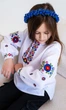 Дитяча вишиванка для дівчинки vishivano4ka 9280 134-140 біла - зображення 3