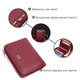 Шкіряний жіночий гаманець ST Leather бордового кольору з монетницею та блискавкою (bg194fash85) - зображення 8