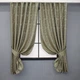 Комплект коротких штор VR-Textil Жаккард Magic № 1603ш Бежевый с золотистым 145х170 см 2 шт (35-0248) - изображение 1