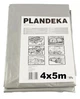 Тент посилений Wimar Plandeka тарпаулін УФ-стійкий 4х5 м 110 г/м2 Сірий - зображення 5
