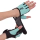 Перчатки для фитнеса перчатки спортивные Zelart Perfect Fitness 3886 размер XL Black-Mint - изображение 2