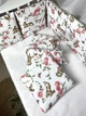 Бортики защита в детскую кроватку на 4 стороны из 12 подушек бампер в детскую кроватку (FmS17) - изображение 1