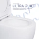 Унітаз-компакт Qtap Robin Ultra Quiet безободковий з сидінням Soft-close QT13222128AUQ1W - зображення 5