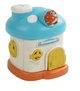 Детский игрушечный сейф копилка с паролем Piggy bank Голубой - изображение 1