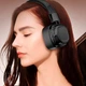 Навушники BauTech Bluetooth вінтажні бездротові Чорний (1015-617-00) - зображення 9