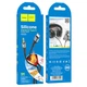 Аудіокабель HOCO UPA22 Type-C silicone digital audio conversion cable Black (6931474769497) - зображення 2