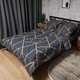 Набор Moon&Star Мікросатин Premium Deep Blue Luxe Простыня 200х220 см + 2 наволочки 50х70 см (MS-880000547) - изображение 2