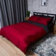 Набор Moon&Star Satin Stripe Dark Romance Простыня 150х220 см + 2 наволочки 70х70 см (MS-880000662) - изображение 2