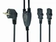 Кабель питания Cablexpert CEE7/17-C13*2, черный, 2 м, Y-образный (PC-186-ML6) - изображение 2