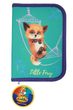 Шкільний пенал книжка для дівчат "Little Foxy" 1 ярусний з 2 відворотами арт 23213С CLASS - изображение 1