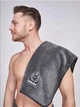 Набор для бани Мужской килт с карманом и полотенце 85х150 Серый (Д-novo-m-sauna-0016) - изображение 5