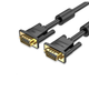 Відеокабель VGA/VGA 3 м Vention DAEBI Cable with ferrite cores чорний - зображення 1