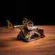 Колекційна модель-конструктор Metal Time Graceful CAT Бульдозер механічний двоколірний (MT073) - зображення 4