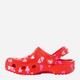 Дитячі крокси для дівчинки Crocs Classic Vday Clog Kids T 209755-6ZR 24-25 (C8) Червоні (198445107993) - зображення 2