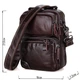 Сумка мужская Vintage 14435 Коричневая - изображение 3