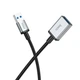 Мультимедійний кабель Hoco US10 подовжувач USB to USB (F) USB3.0, 5Gbps, 0.5m, black - зображення 2