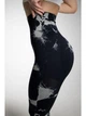 Спортивні лосини кльош пуш ап мармурові Marble Push Up S Чорний (L7013641) - зображення 8