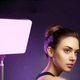 LED-лампа для студійного освітлення 22х15,5см, від мережі, RGB + пульт / Прямокутна лампа F99B (L) - зображення 6