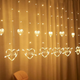 Гірлянда штора 2,5х0,8 м, на 128 LED, 220V "LOVE" Різнокольоровий (L) - изображение 2