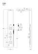 Душевая панель Corsan Basti bamboo black с термостатом B002TBL - изображение 4