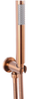 Душова система REA LUNGO BRUSHED COPPER з термостатом + BOX прихованого монтажу - зображення 3