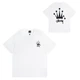 Футболка Stussy the crown oversize колір білий, Розмір XL - зображення 3