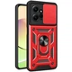 Протиударний чохол Armor Ring + захиcт камери для Xiaomi Redmi Note 12 (Redmi Note 12 4G) case Simon червоний - зображення 1