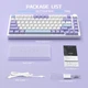Клавиатура AJAZZ AK820 PURPLE Игровая Проводная Механическая. RGB Подсветка. С помощью HOT-SWAP - изображение 2