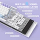 Клавиатура AJAZZ AK820 PURPLE Игровая Проводная Механическая. RGB Подсветка. С помощью HOT-SWAP - изображение 6