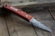 Ніж будівельний складаний Sagawata Kiridashi лезо 100 мм, малюнок - «дамаск», нержавіюча сталь (1092) - зображення 4